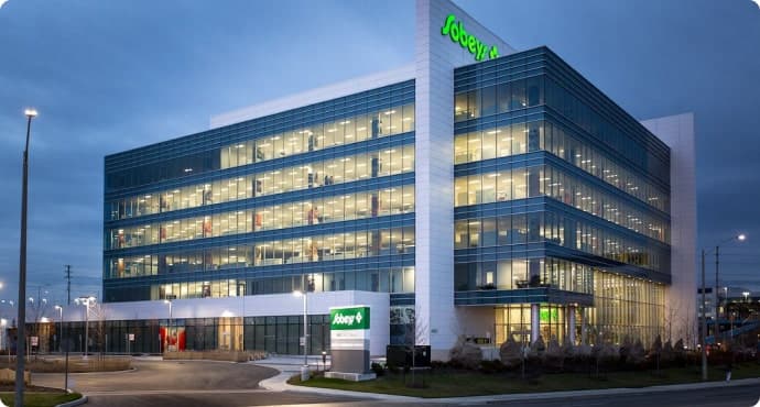 An image representing front view of Sobeys Inc. office.