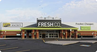 Front view of Freshco